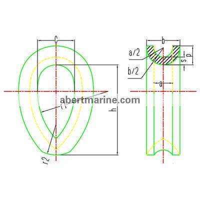 DIN3090标准鸡心环