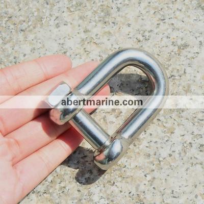 D型卸扣（带方头销），SS304或SS316