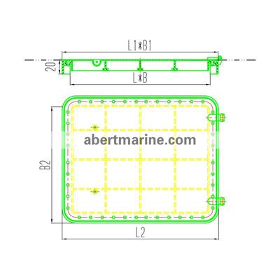 A60级埋入式水密舱口盖