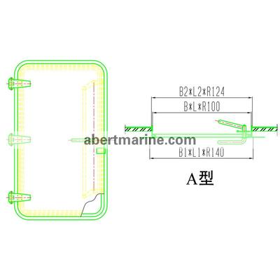 快开闭风雨密铝质门