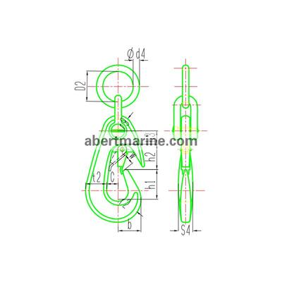 JIS F2105-1995 BS型船用吊货钩