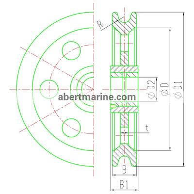 BH型CB 153-1995 钢索滑轮