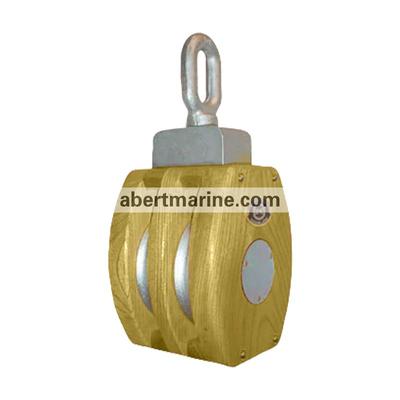 W2AH, W2AL & W2AS型JIS F3426船用钢带木制双滑轮滑车