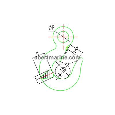 DIN EN1677-5-2009 眼形滑钩