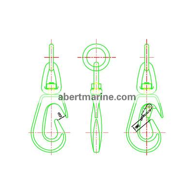 JIS F2105-1995 A、AS型鹰鼻钩