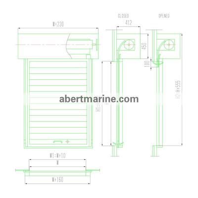 A0级防火卷帘窗