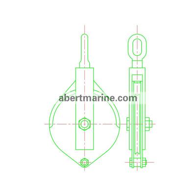 HB-311单滑轮导向滑车