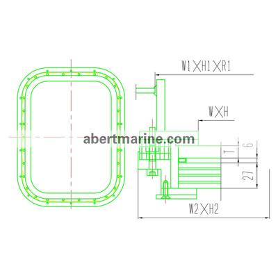 A60级防火矩形窗