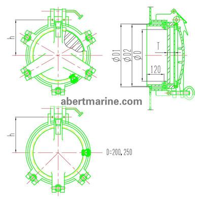 A60焊接式开启舷窗