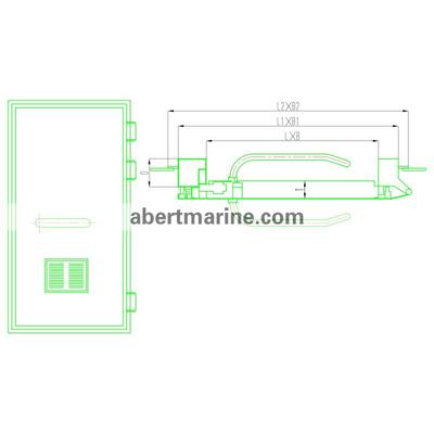 带通风栅铝质1级/2级/3级电磁屏蔽门（LIG-PB-TL1型/TL2型/TL3型）