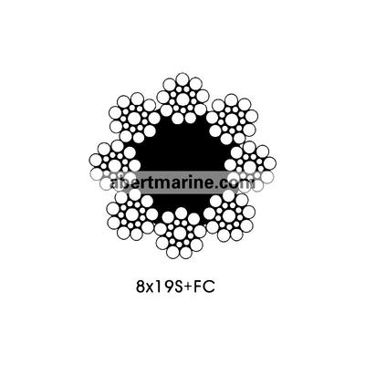 8×19S or 8×19W电梯钢丝绳