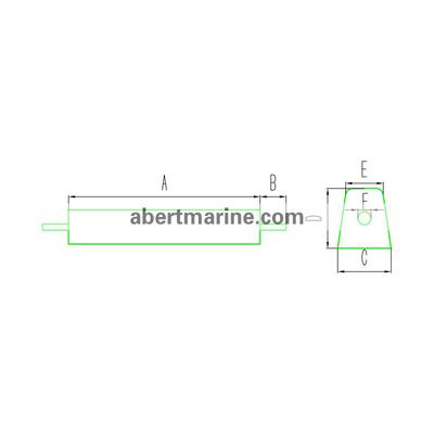 压载水舱用MIL-18001J标准锌阳极